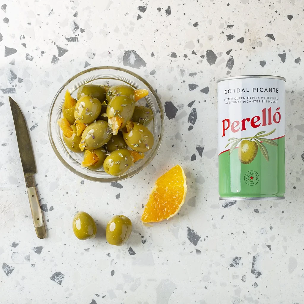 Perello olives (I love the packaging as well!)