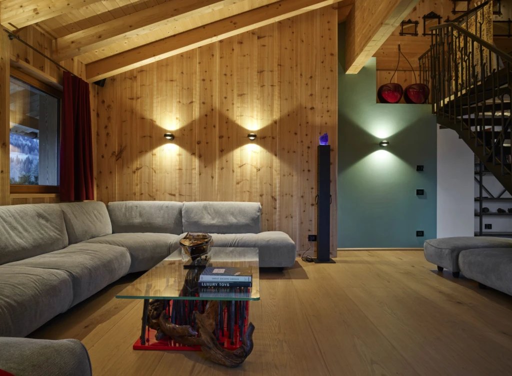 Living room Chalet Serge, Cortina d'Ampezzo