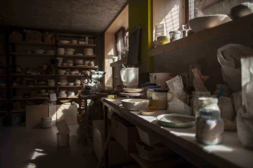 Pottery studio in Padua -
