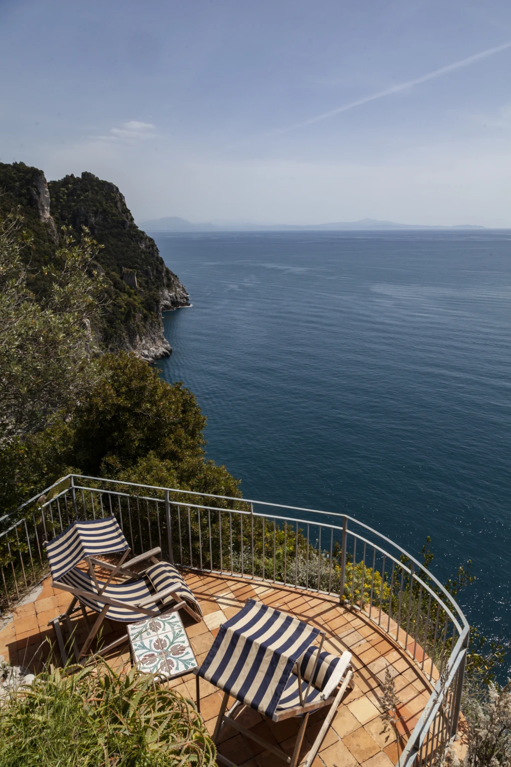 The views from the balcony, overlooking the Amalfi Coast is simply stunning