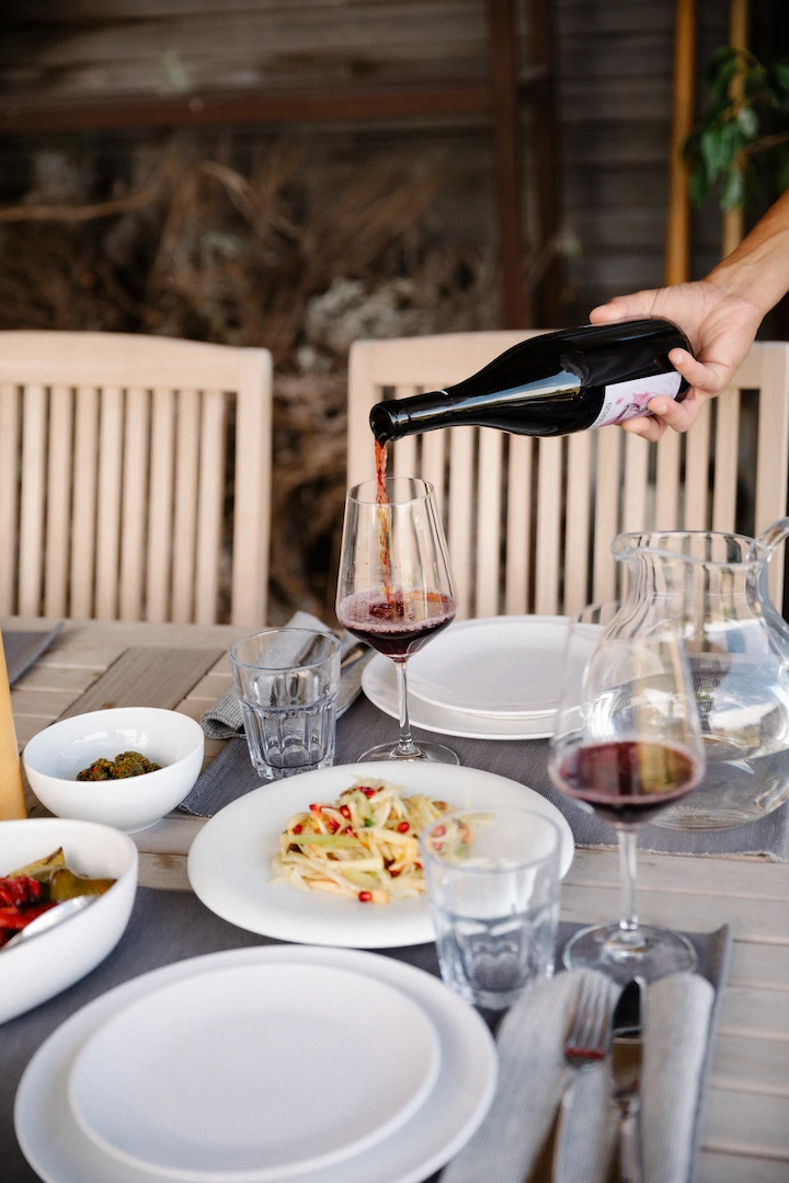 The Meal & Wine service includes the full preparation of a complete Piemontese style meal,