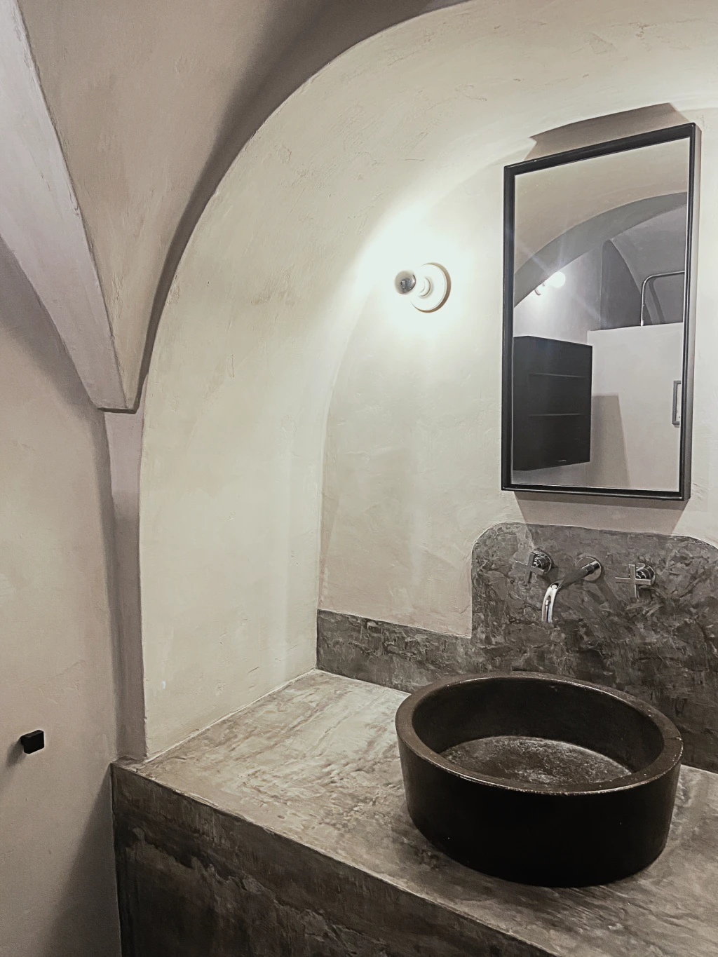 a simple, serene, minimalistic bathroom