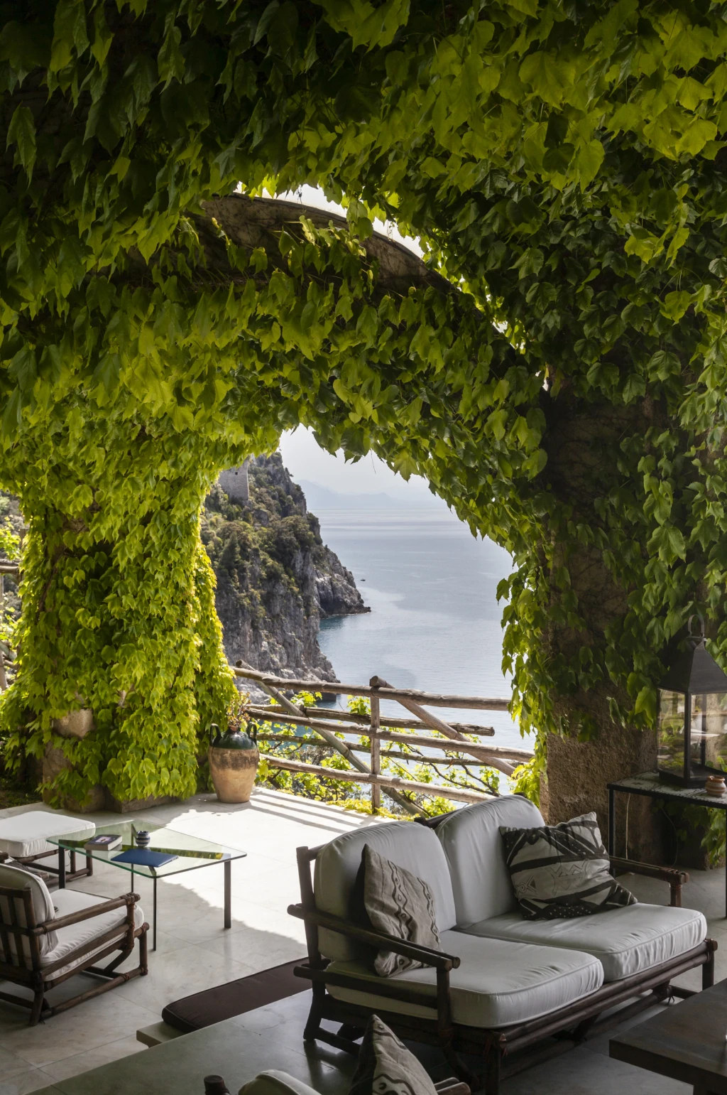 Enjoy an aperitivo or unforgettable dinner on the alluring terrace with breathtaking views