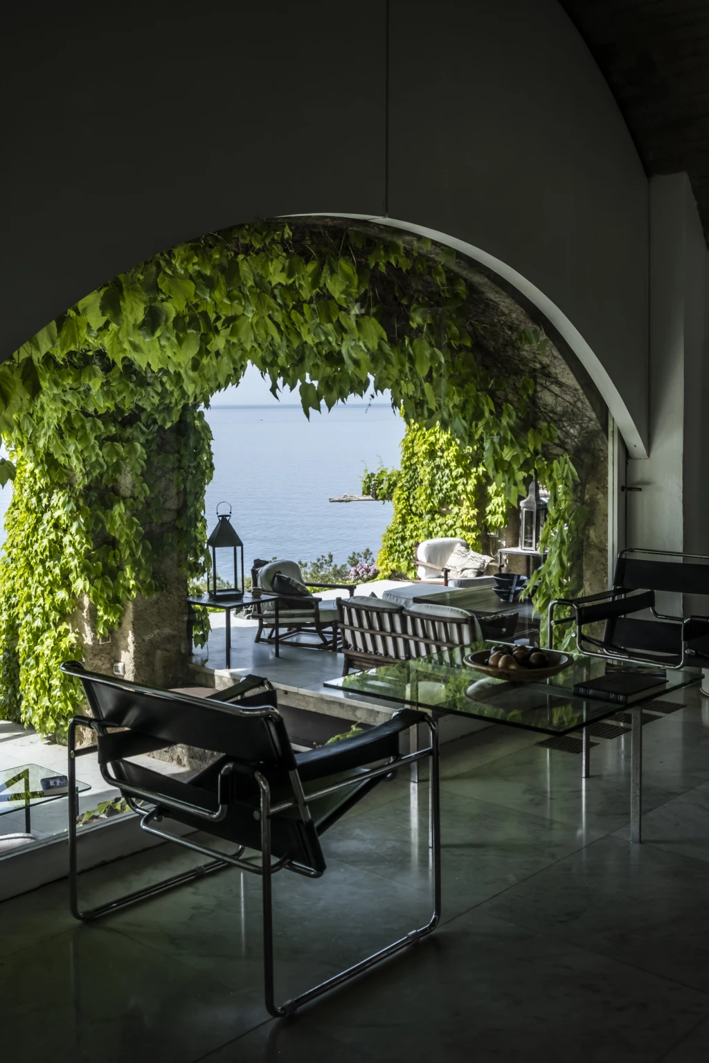 a unique private retreat surrounded by lemon trees and the most beautiful views of the Mediterranean.