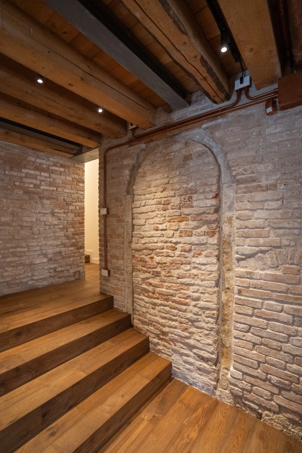 The renovation is a beautiful balance between old and new