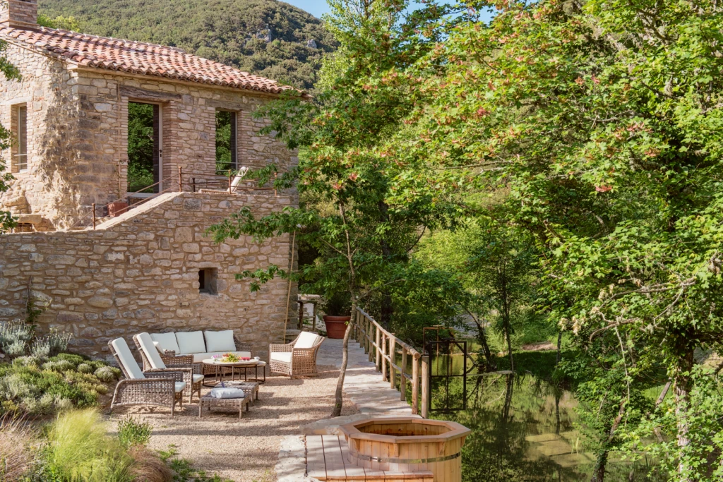 13th century mill has been transformed in a luxury holiday retreat