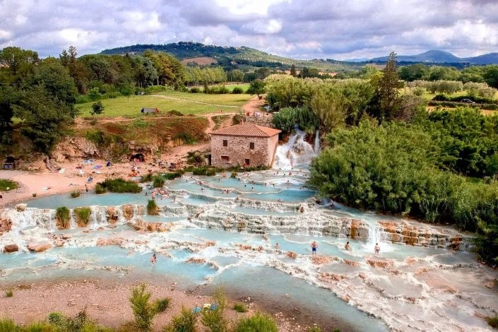 The Terme di Saturnia hot springs